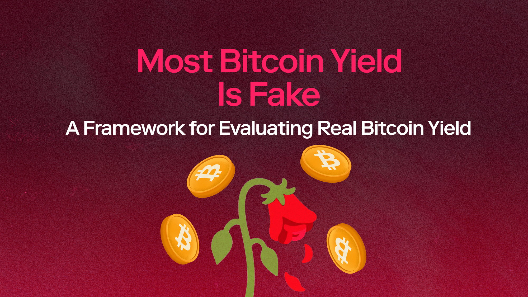 Most Bitcoin Yield Is Fake