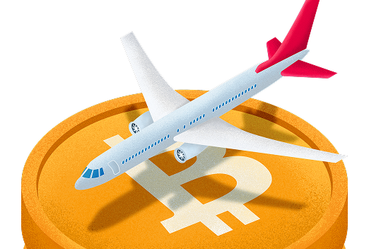 Plane on Bitcoin